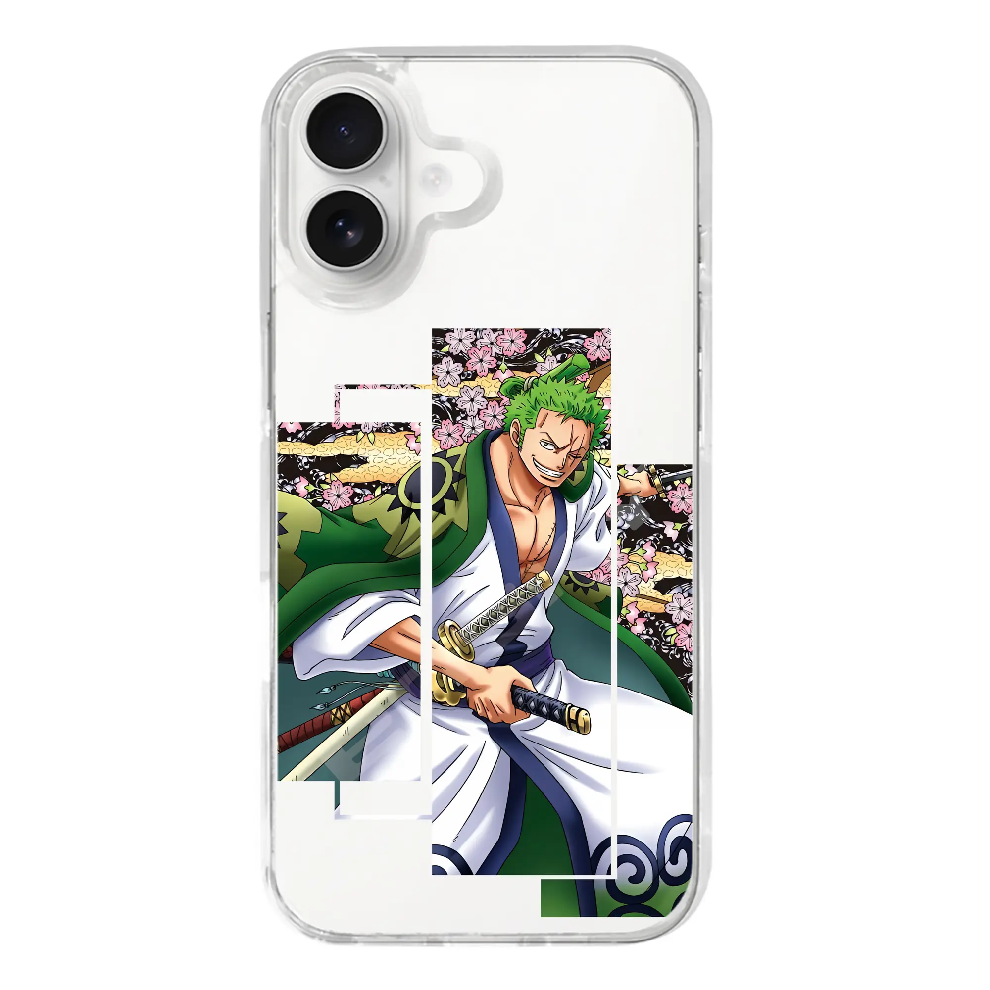 ワンピース グッズ ロロノア・ゾロ - iPhone 17シリーズ 透明スマホケース – 薄型・耐衝撃・精密フィット保護カバー